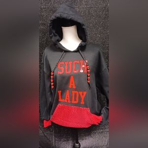 Black and Red Custom Hoodie